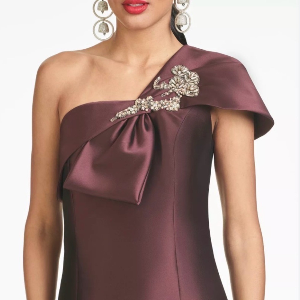 Sachin + Babi INES GOWN in Eggplant size 4 NWT Retail $995 sold out! - Picture 8 of 12